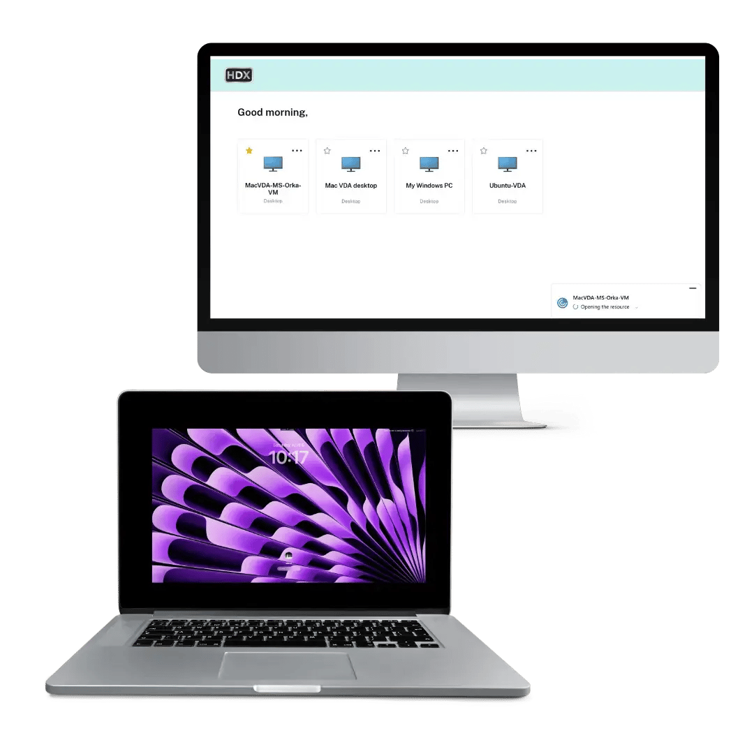 laptop and desktop